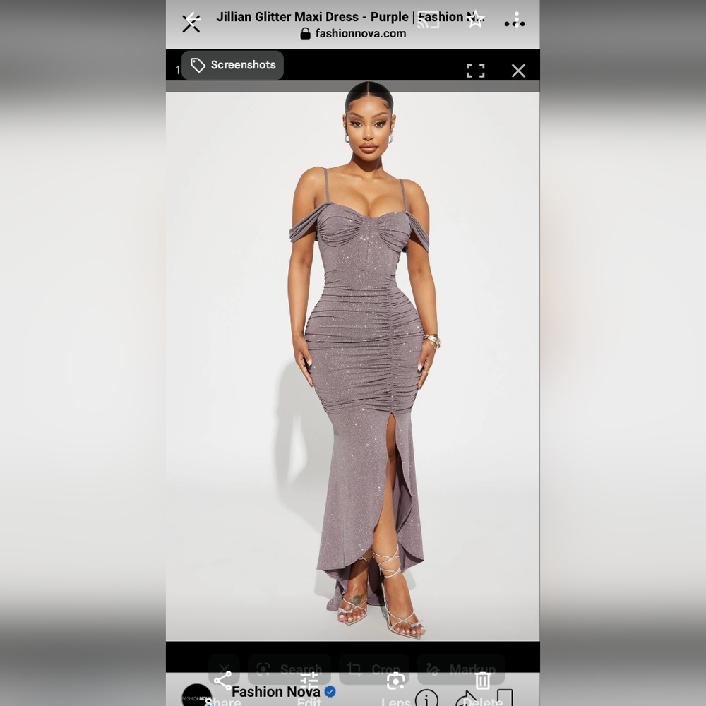 Glitter Maxi Dress